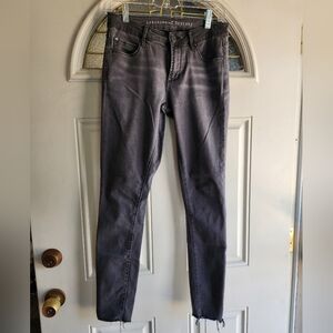 ARTICLES OF SOCIETY Womens Black Honolulu Skinny Jeans Size 27 Pockets Cut# 2804